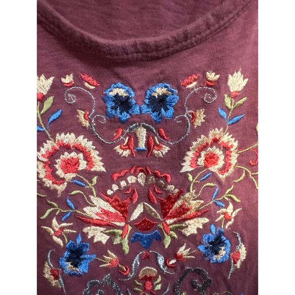 Sundance Womens Small Embroidered Cotton Top - Picture 3 of 4